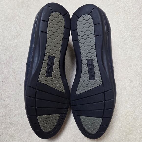 NIB Easy Spirit JP Motion 10EE Anti-Gravity Leather Navy Blue Casual Tie Shoe - Picture 7 of 9